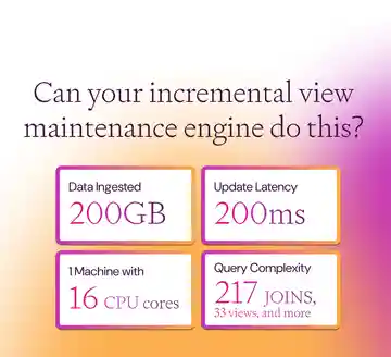 Can your incremental view maintenance engine do this?